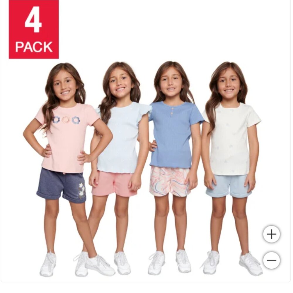 Pekkle Kids' 4-pack Short Set